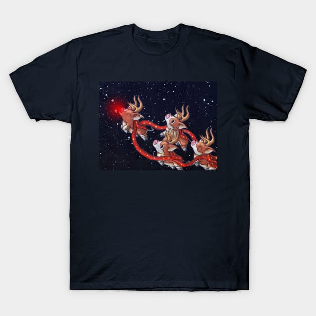 Santa's Backups T-Shirt by KristenOKeefeArt